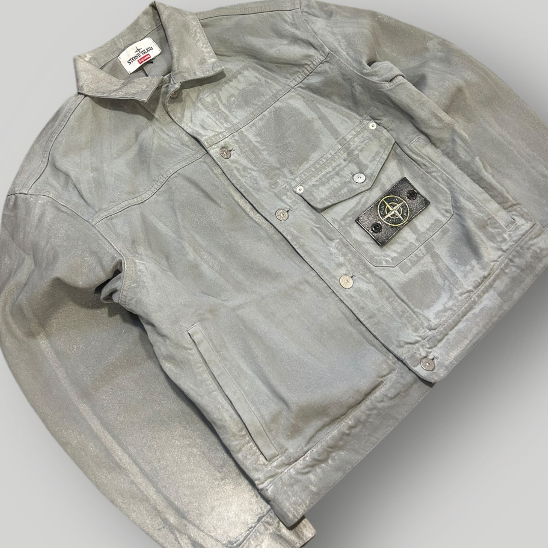 Stone Island x Supreme AW/23 Reflective Bull Denim-TC