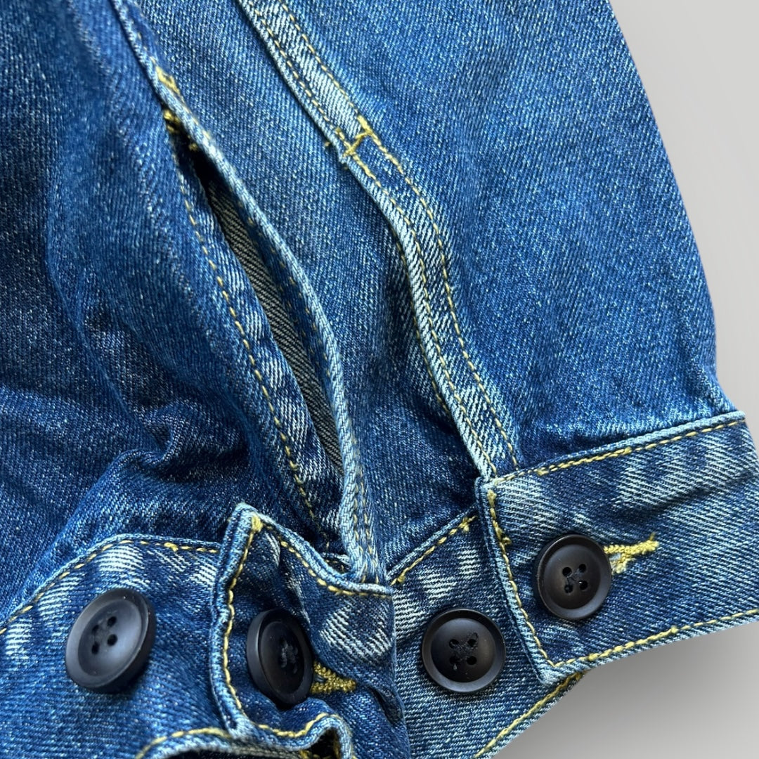 Yohji Yamamoto Pour Homme SS21 Heavy Denim Zip Chest Jacket